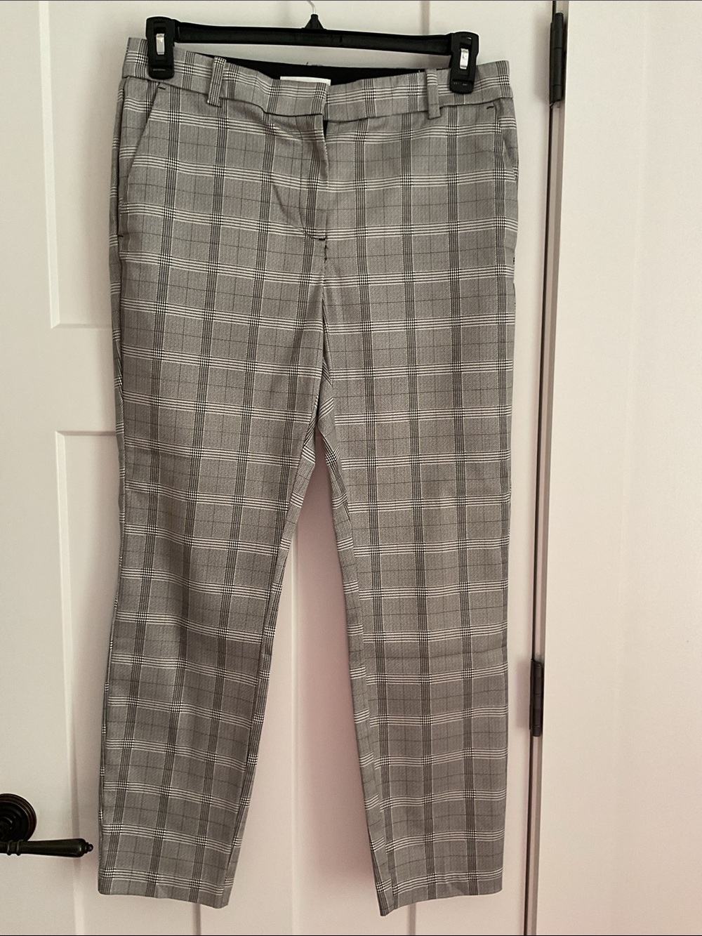 H&M Gray Glen Plaid Trousers / Ankle Dress Pants
